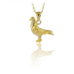 Beelo Gold 14K Altın Güvercin Kolye