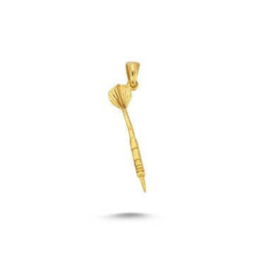 Beelo Gold 14K Altın Dart Kolye Ucu