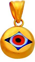 Beelo Gold 14K Altın Nazar Göz Kolye Ucu