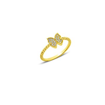 Beelo Gold 14K Altın Kelebek Yüzük