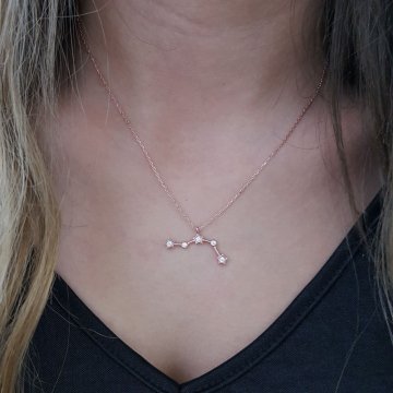 Beelo Silver 925K Gümüş Koç Burcu  Kolye