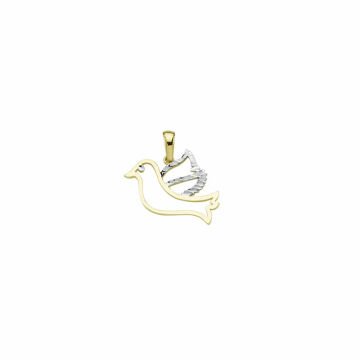 Beelo Gold 14K Altın Kuş  Kolye Ucu