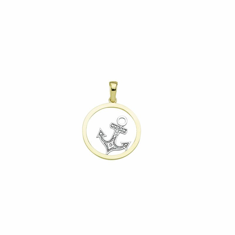Beelo Gold 14K Altın Çapa Kolye Ucu