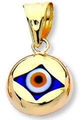 Beelo Gold 14K Altın Nazar Göz Kolye Ucu