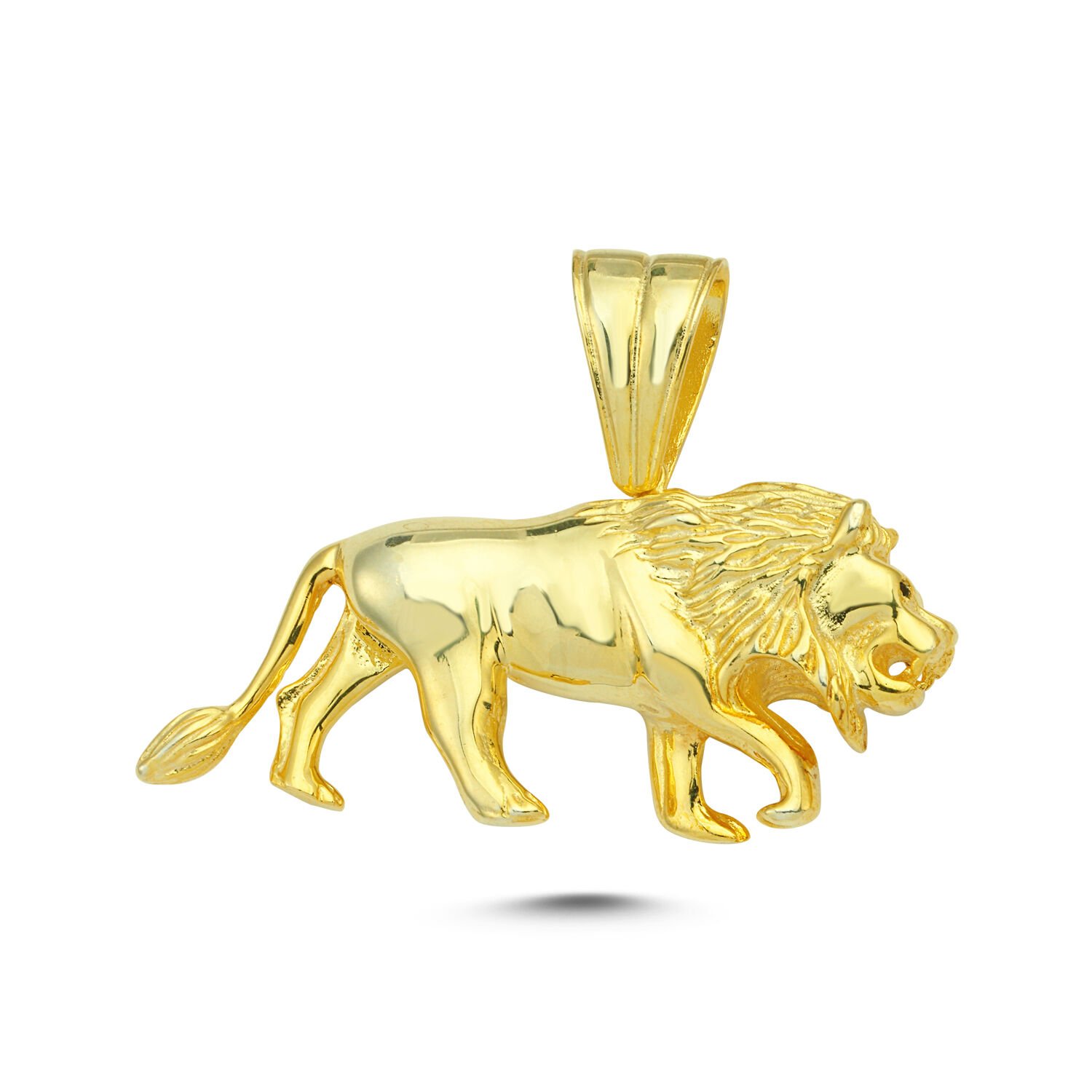 Beelo Gold 14K Altın Aslan Kolye Ucu