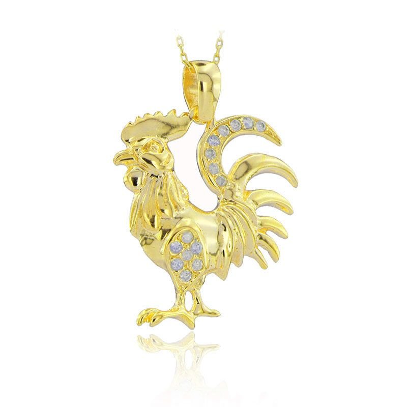 Beelo Gold 14K Altın Horoz Kolye