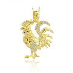 Beelo Gold 14K Altın Horoz Kolye