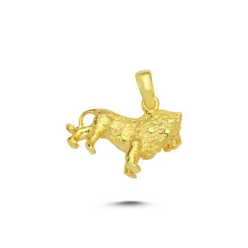 Beelo Gold 14K Altın Aslan Kolye Ucu