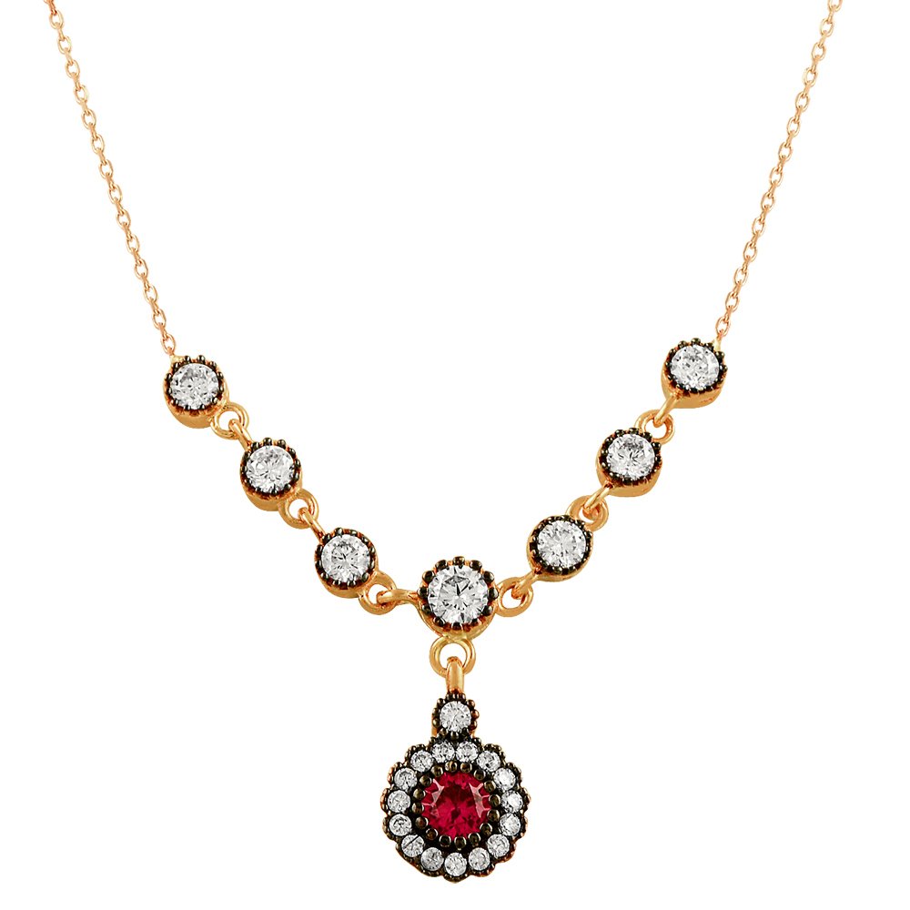 Beelo Gold 14K Altın Osmanlı Tasarım Kolye