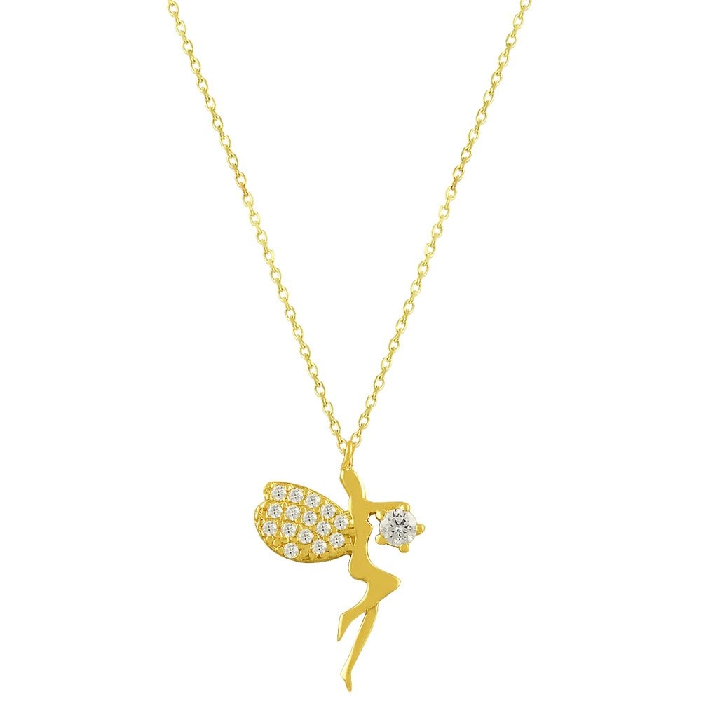 Beelo Gold 14K Altın Melek Tasarım Kolye