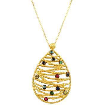 Beelo Gold 14K Altın Tasarım Kolye