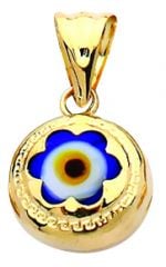 Beelo Gold 14K Altın Nazar Papatya Kolye Ucu