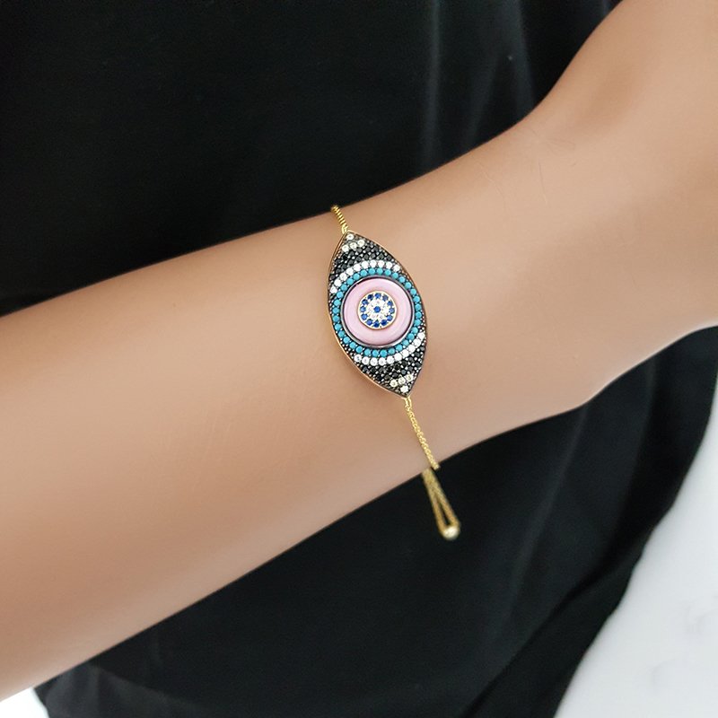 Beelo Silver 925K Gümüş Nazar Göz Bileklik
