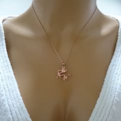 Beelo Gold 14K Altın Ejderha Kolye