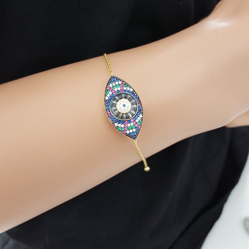 Beelo Silver 925K Gümüş Nazar Göz Bileklik