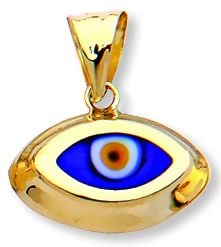 Beelo Gold 14K Altın Nazar Göz Kolye Ucu
