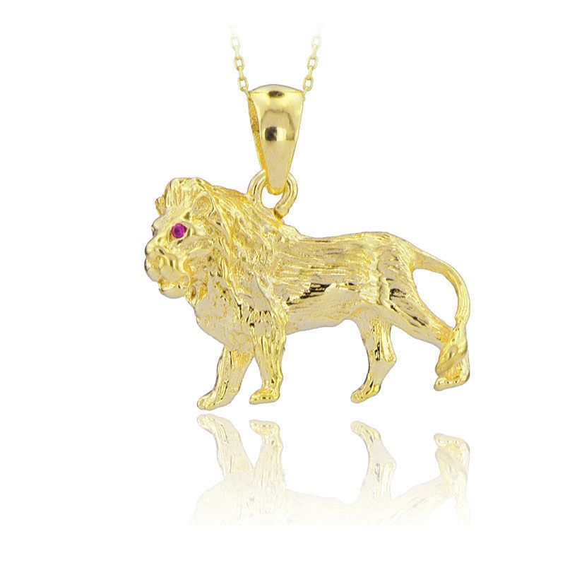 Beelo Gold 14K Altın Aslan Kolye