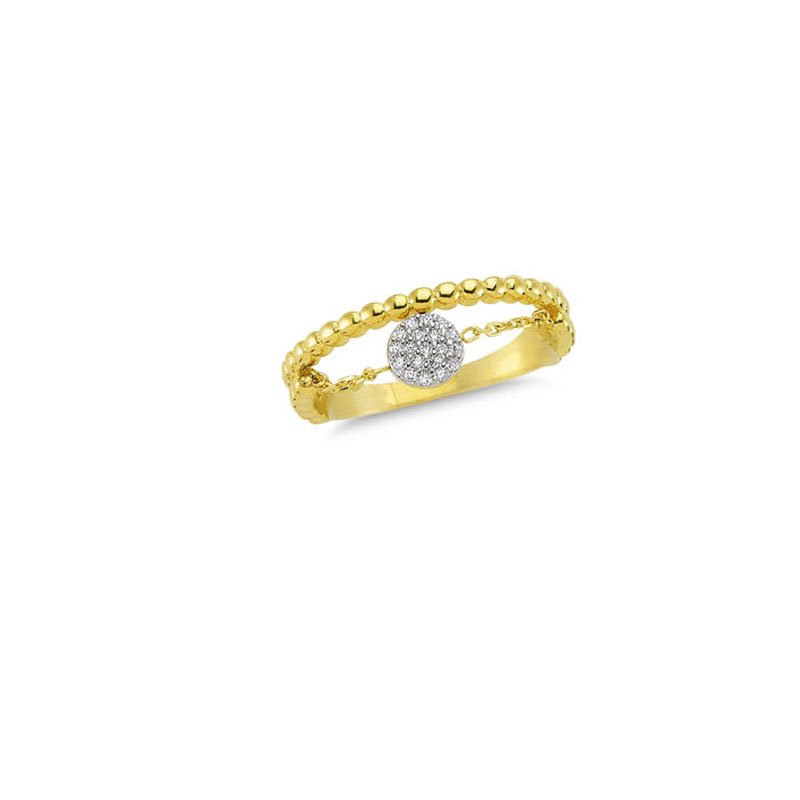 Beelo Gold 14K Altın Tasarım Yüzük