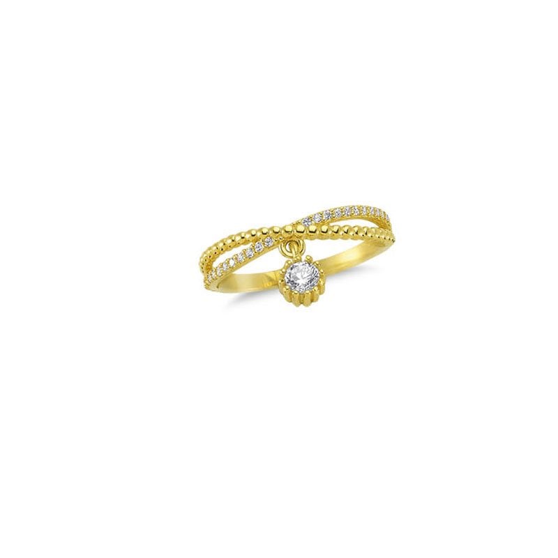 Beelo Gold 14K Altın Tasarım Yüzük