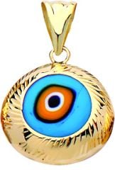 Beelo Gold 14K Altın Nazar Kolye Ucu