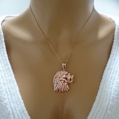 Beelo Gold 14K Altın Aslan Kolye