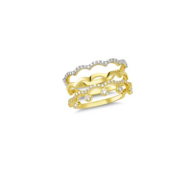 Beelo Gold 14K Altın Tasarım Yüzük