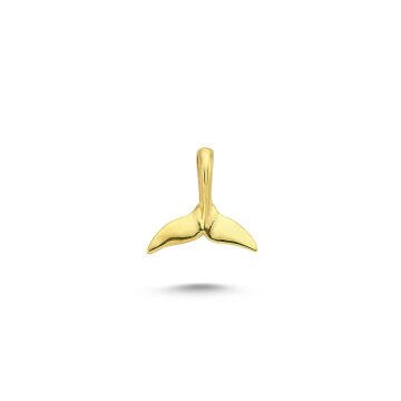 Beelo Gold 14K Altın Balık Kuyruğu Kolye Ucu