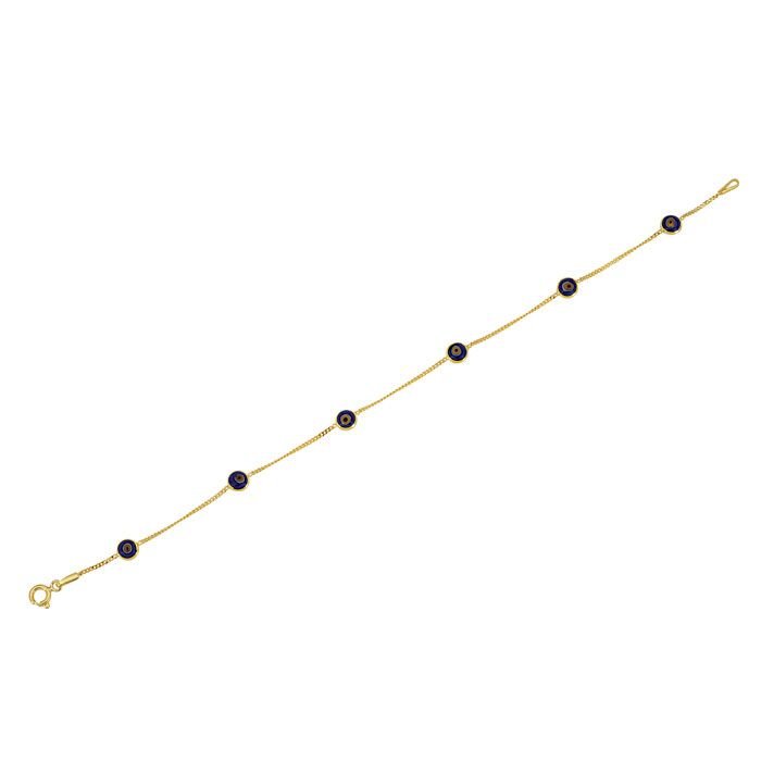Beelo Gold 14K Altın Nazar  Bileklik