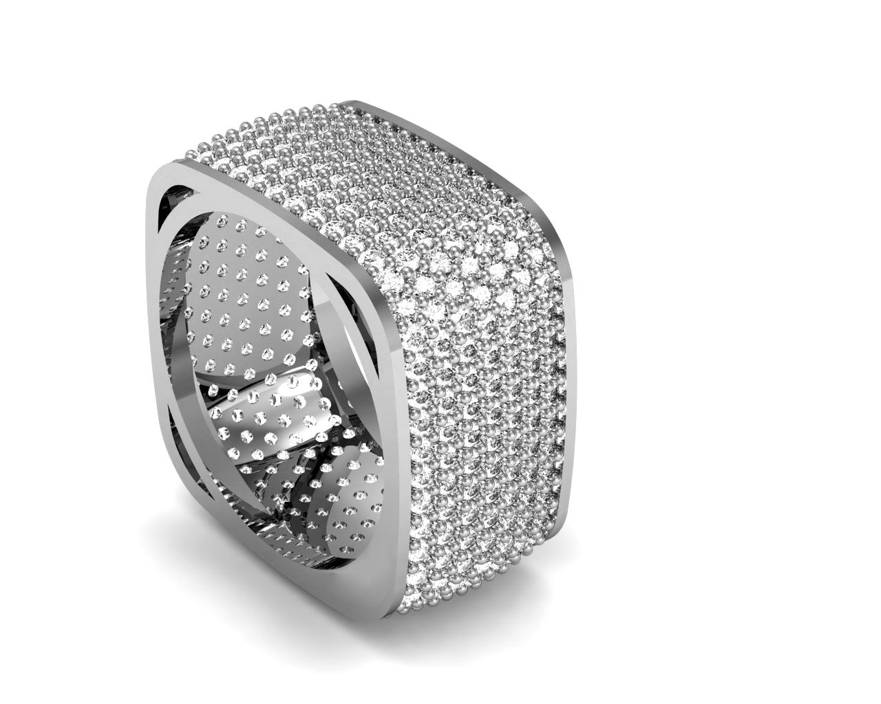 Beelo Silver  Altın K.  925K Gümüş Tamtur Alyans Yüzük