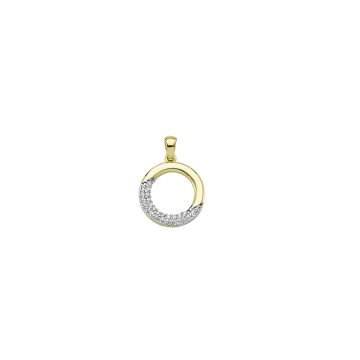 Beelo Gold 14K Altın Tasarım Halka Kolye Ucu