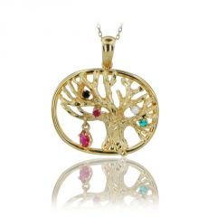Beelo Gold 14K Altın Hayat Ağacı Kolye