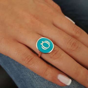 Beelo Silver  925K Gümüş Tasarım Ö Harfli Yüzük