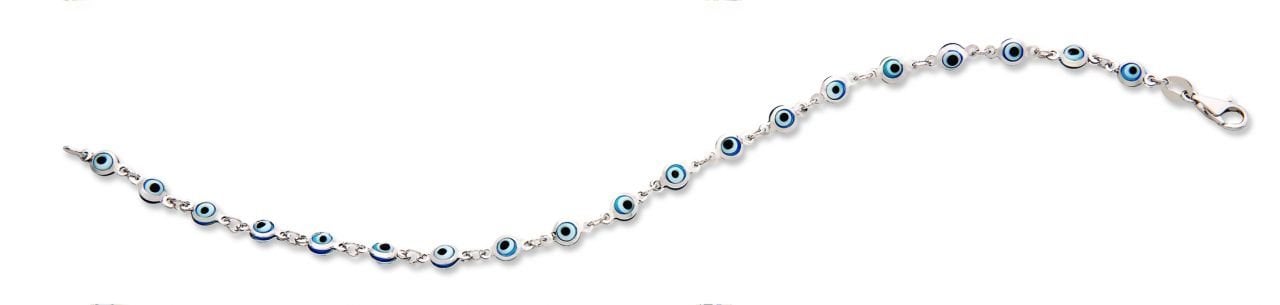 Beelo Gold 14K Altın  Nazar Boncuğu Bileklik