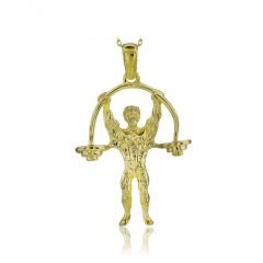 Beelo Gold 14K Altın Demir Adam Kolye