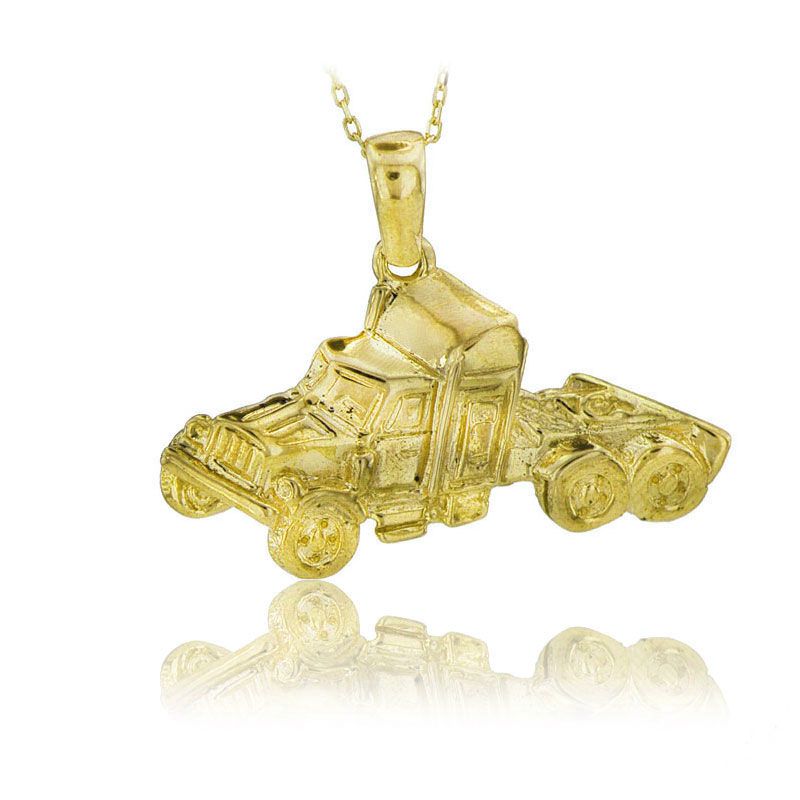 Beelo Gold 14K Altın Kamyon Kolye