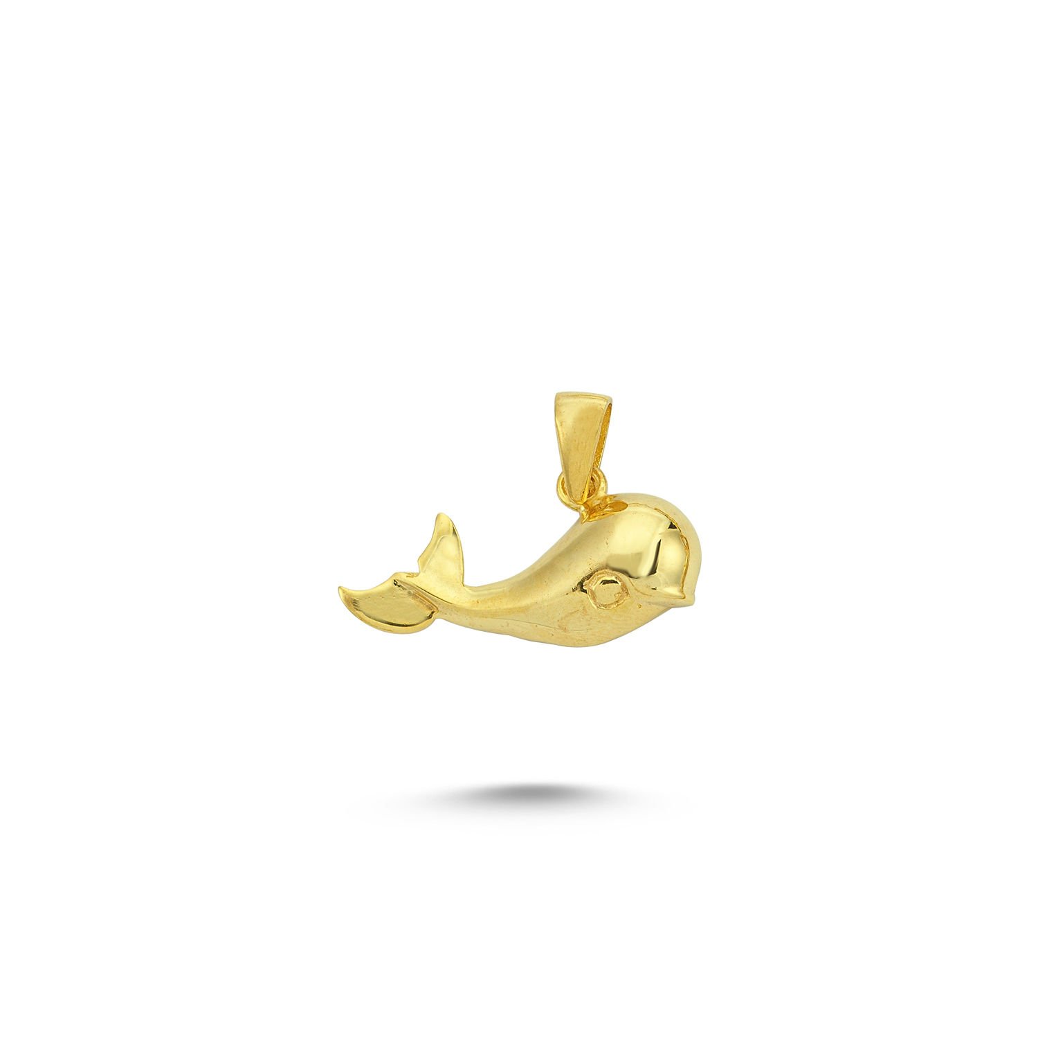 Beelo Gold 14K Altın Yunus Balığı Kolye Ucu