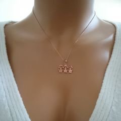 Beelo Gold 14K Altın Üç Maymun Kolye