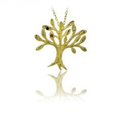 Beelo Gold 14K Altın Hayat Ağacı Kolye