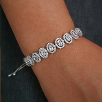 Beelo Silver 925K Tasarım Gümüş Bileklik