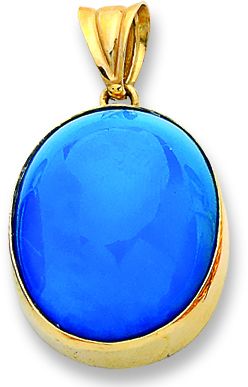 Beelo Gold 14K Altın Firuze Kolye Ucu