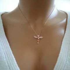 Beelo Gold 14K Altın Melek Kolye
