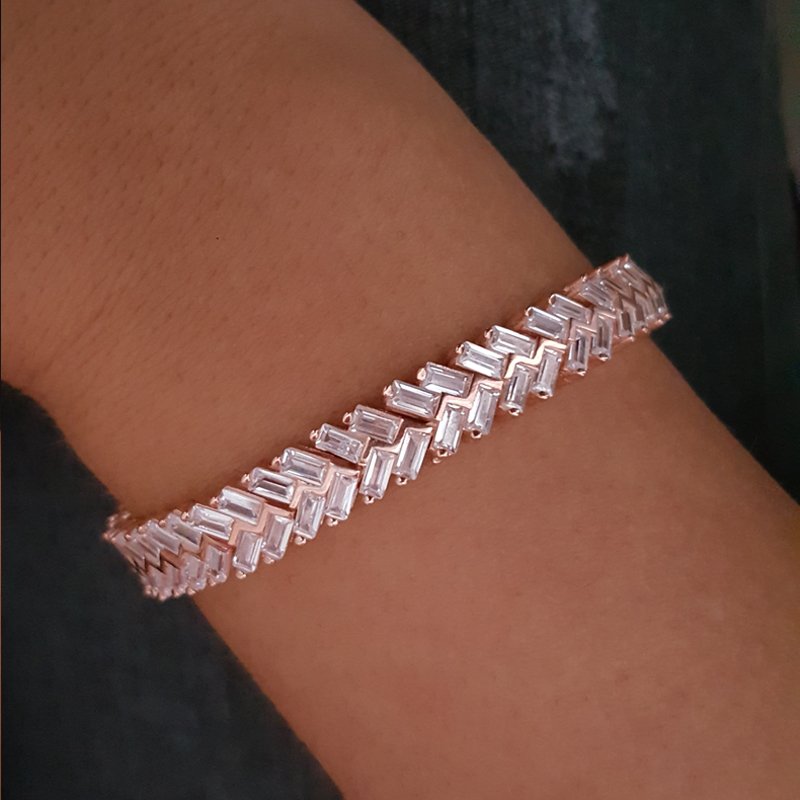 Beelo Silver 925K Baget Gümüş Bileklik