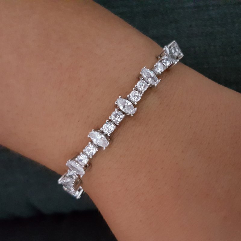 Beelo Silver 925K Tasarım Gümüş Bileklik