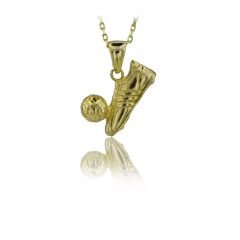 Beelo Gold 14K Altın Futbol Ayakkabısı Kolye