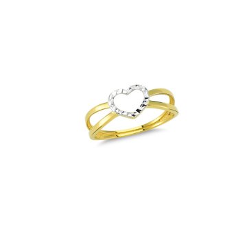 Beelo Gold 14K Altın Kalpli Yüzük