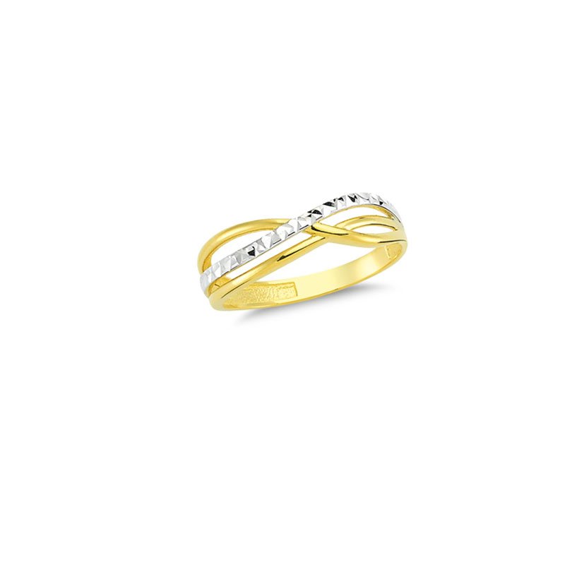 Beelo Gold 14K Altın Tasarım Yüzük