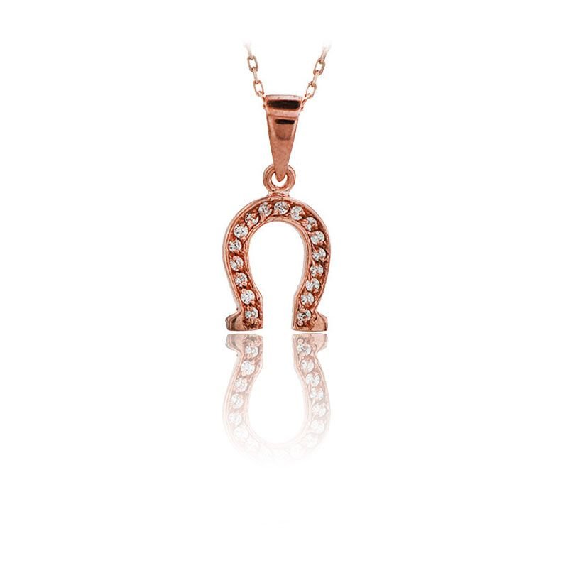 Beelo Gold 14K Altın Nal Şans Kolye