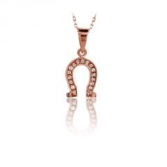 Beelo Gold 14K Altın Nal Şans Kolye