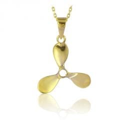 Beelo Gold 14K Altın Pervane Kolye