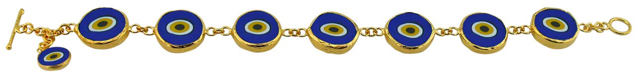 Beelo Gold 14K Altın  Seramik Nazar Bileklik